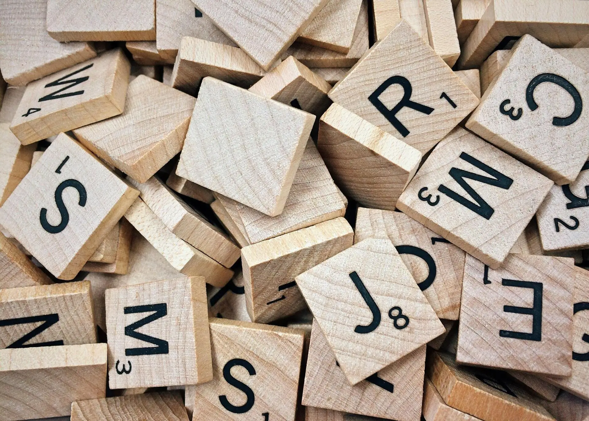 Cuadros de madera con letras